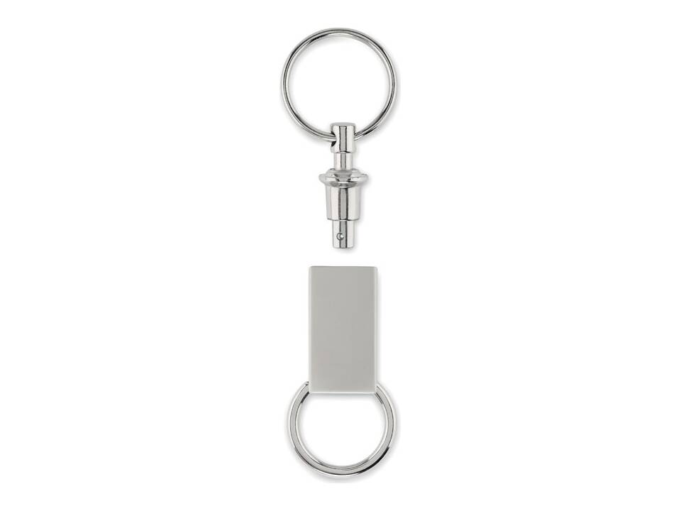 Pull apart split key ring 3