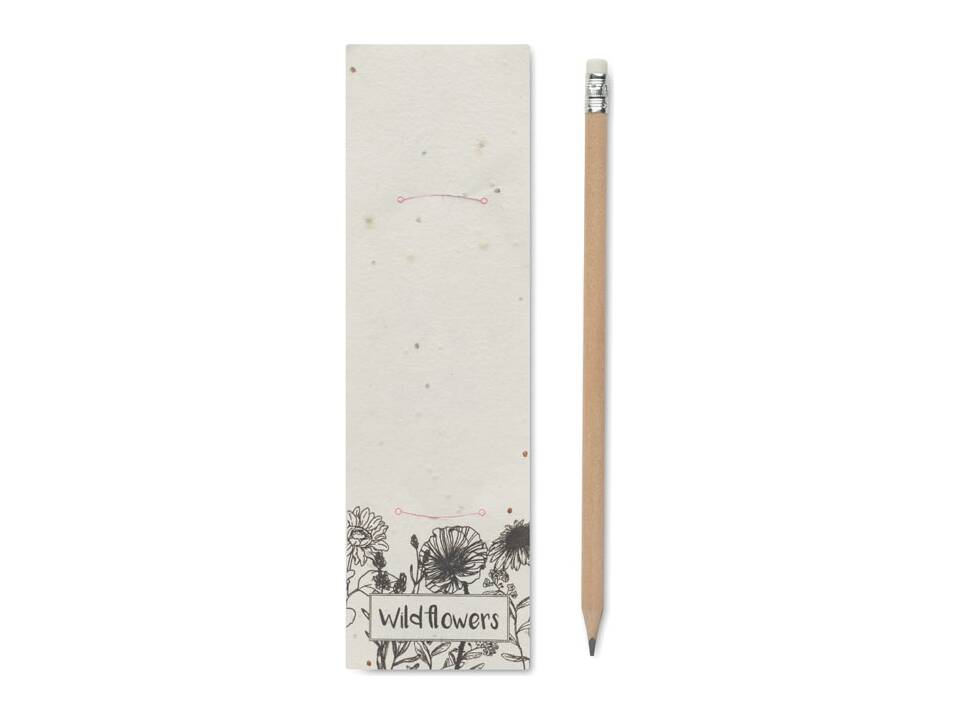 Natural pencil in seeded pouch 2