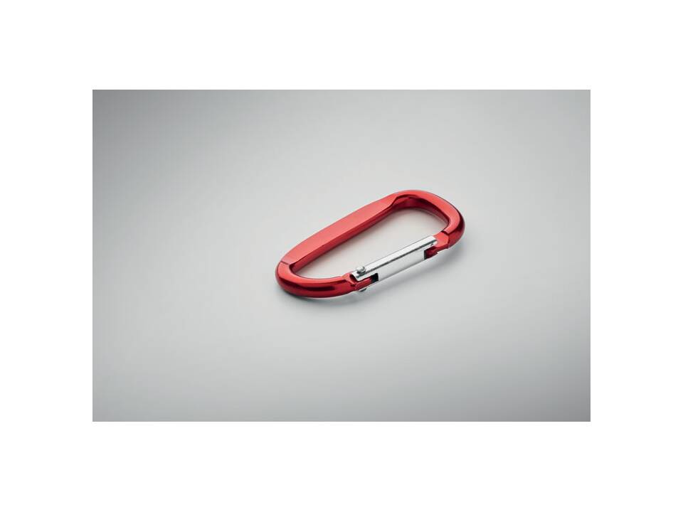 Carabiner clip in aluminium. 6