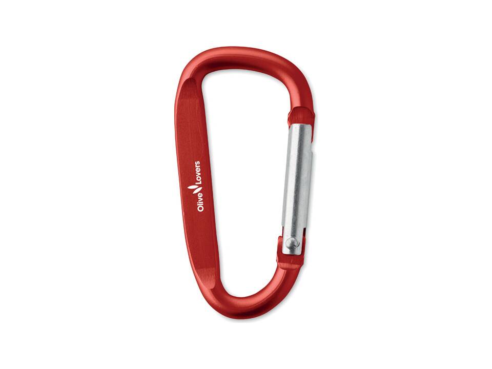 Carabiner clip in aluminium. 5