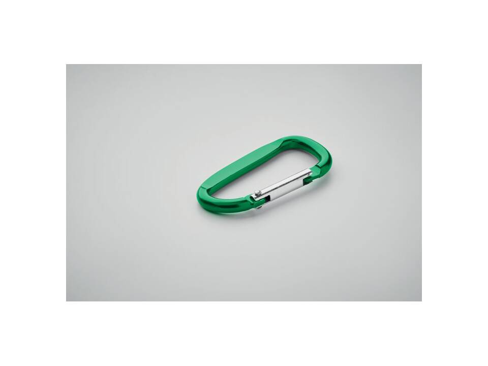 Carabiner clip in aluminium. 10
