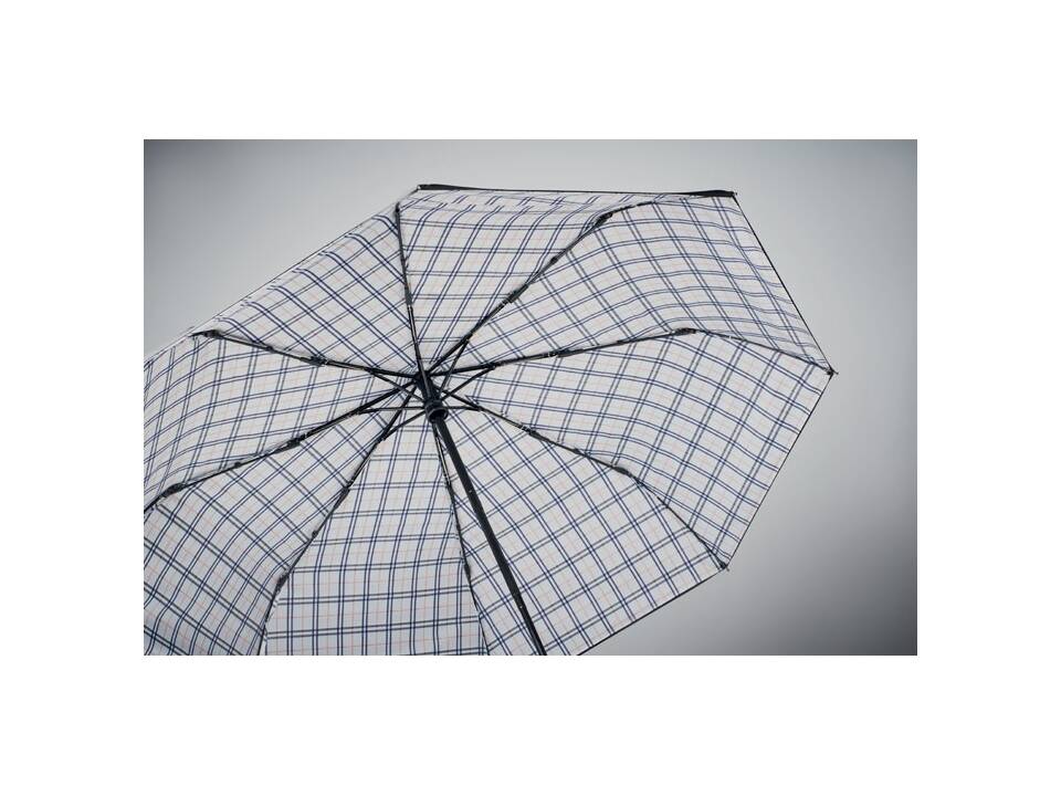 23 inch foldable chequered umbrella 4