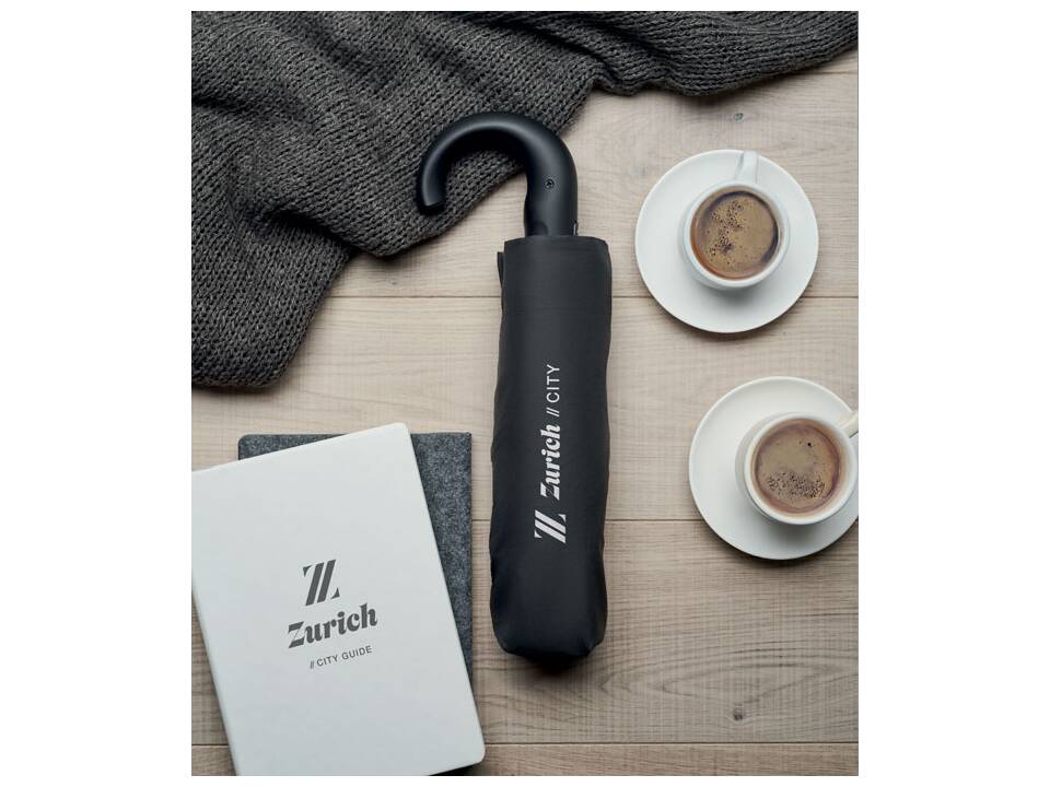 23 inch foldable chequered umbrella 2