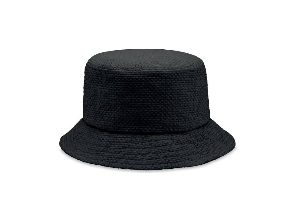 Paper straw bucket hat