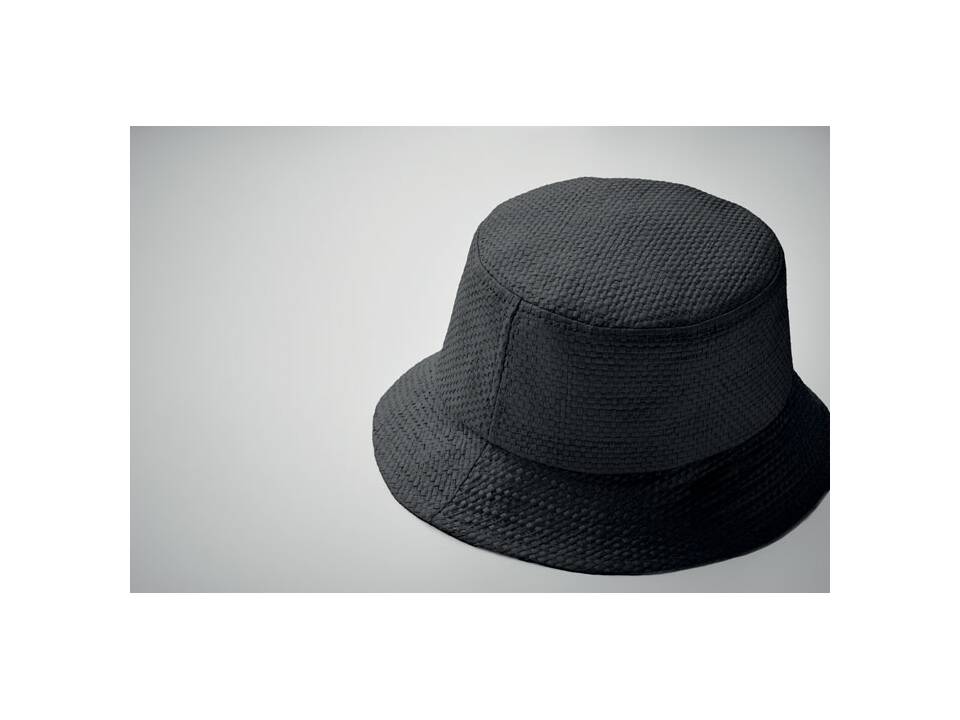 Paper straw bucket hat 3