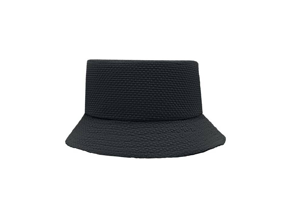 Paper straw bucket hat 1