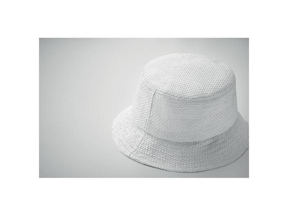 Paper straw bucket hat 7