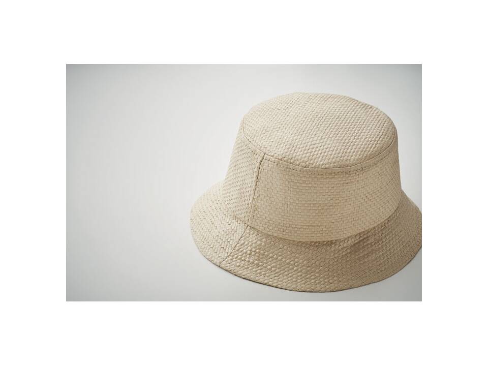 Paper straw bucket hat 13