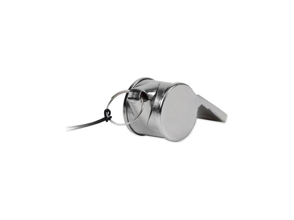 Metal whistle with lanyard 3