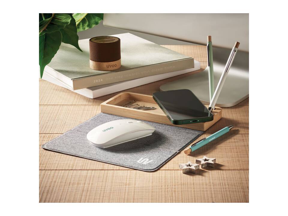 Wireless charger in bamboo 15W 5