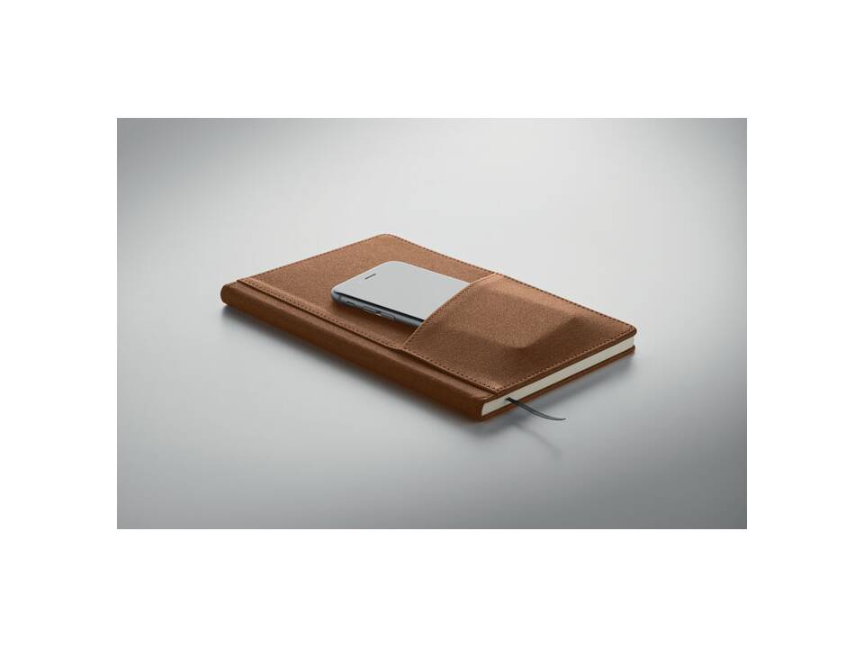 A5 notebook PU front pocket 8