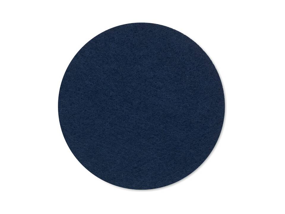 Round coaster in RPET felt 5