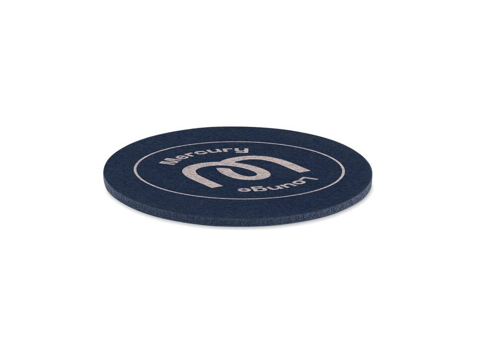 Round coaster in RPET felt 6