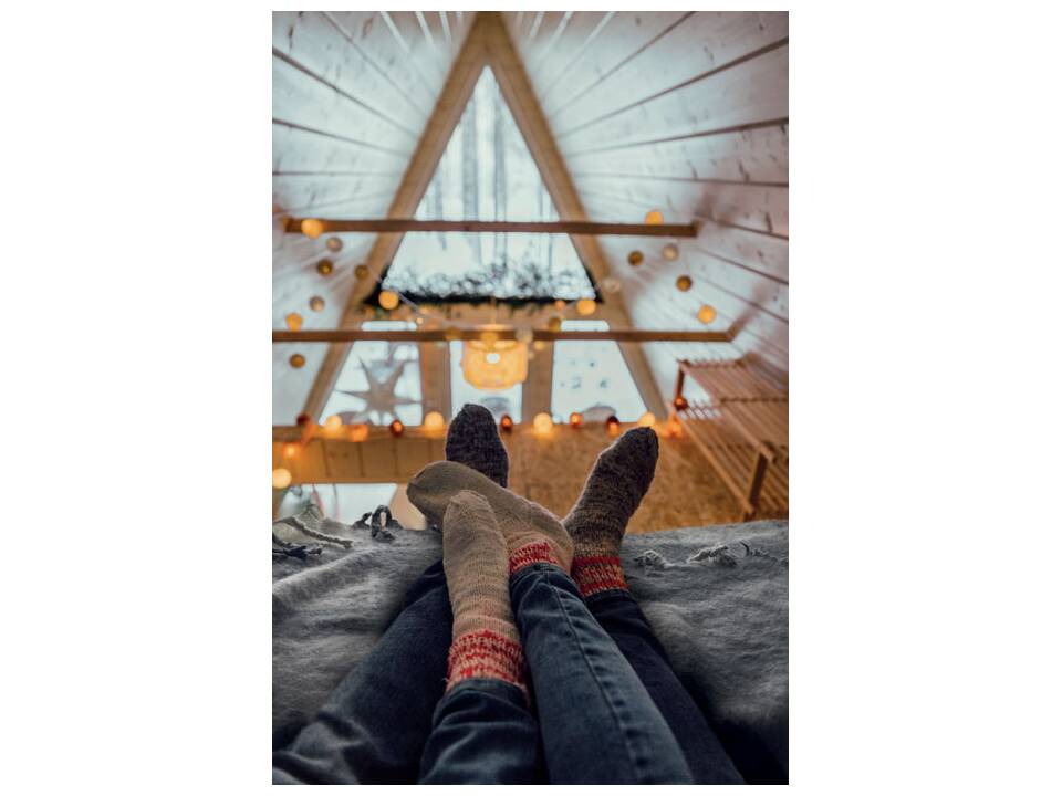 Chequered mohair blanket 7