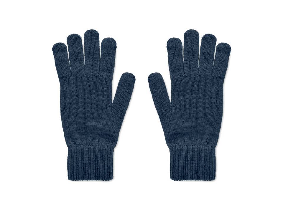 Knitted gloves in RPET 10