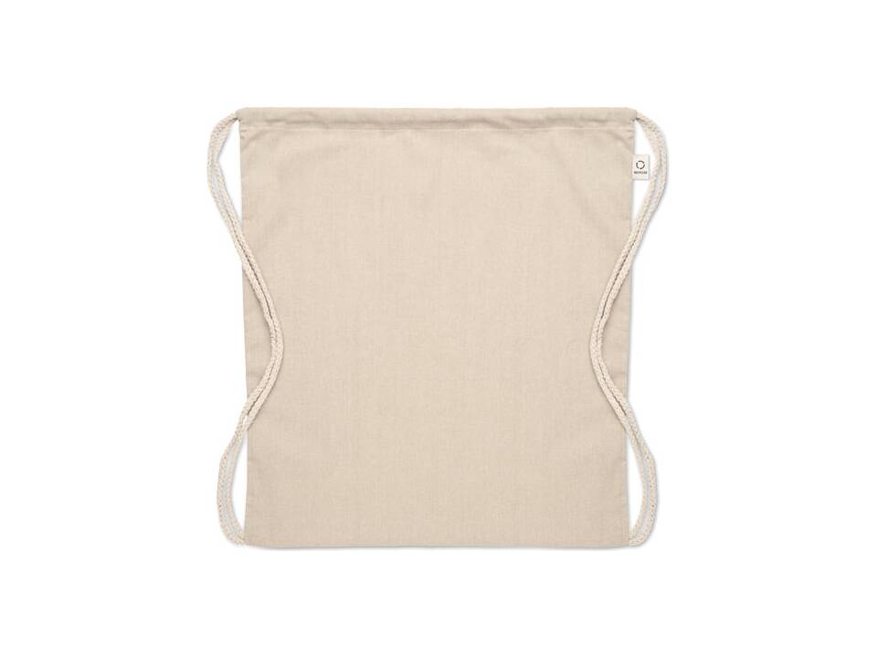 Recycled cotton drawstring bag 1