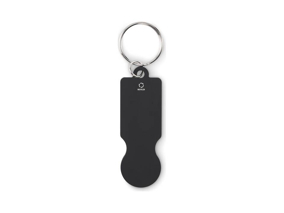 Key ring with trolley token 2