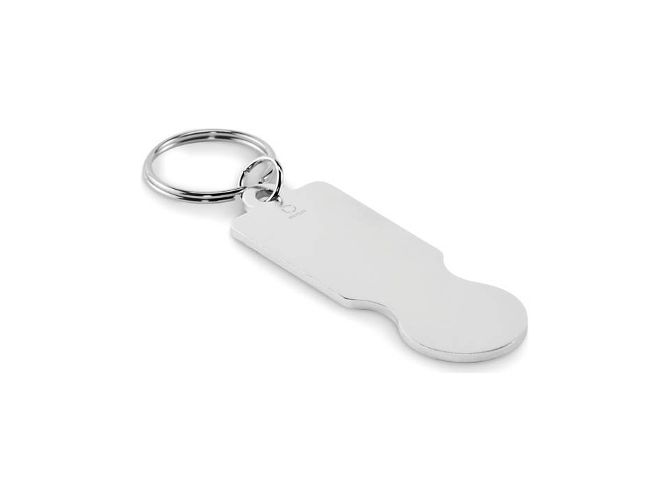 Key ring with trolley token 5