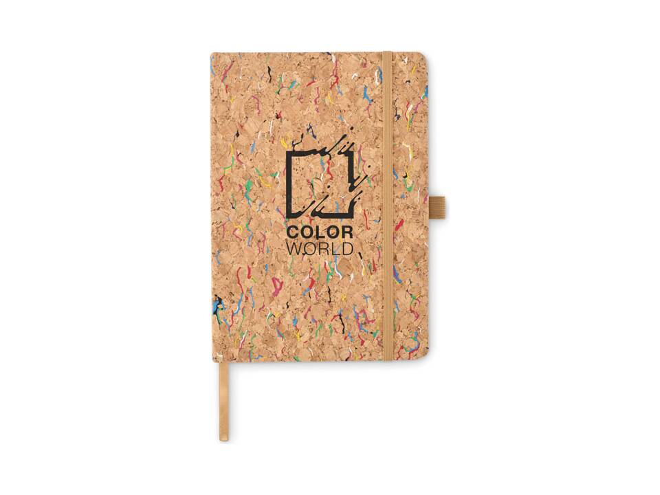 A5 cork coloured notebook 4