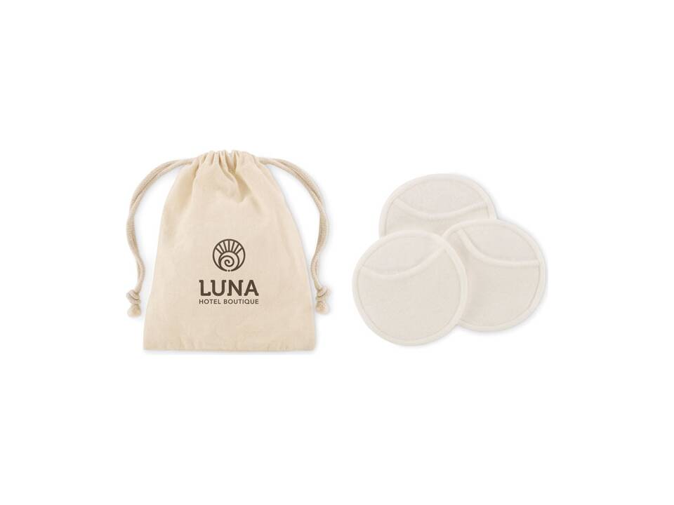 Reusable face cleaning pad set 1