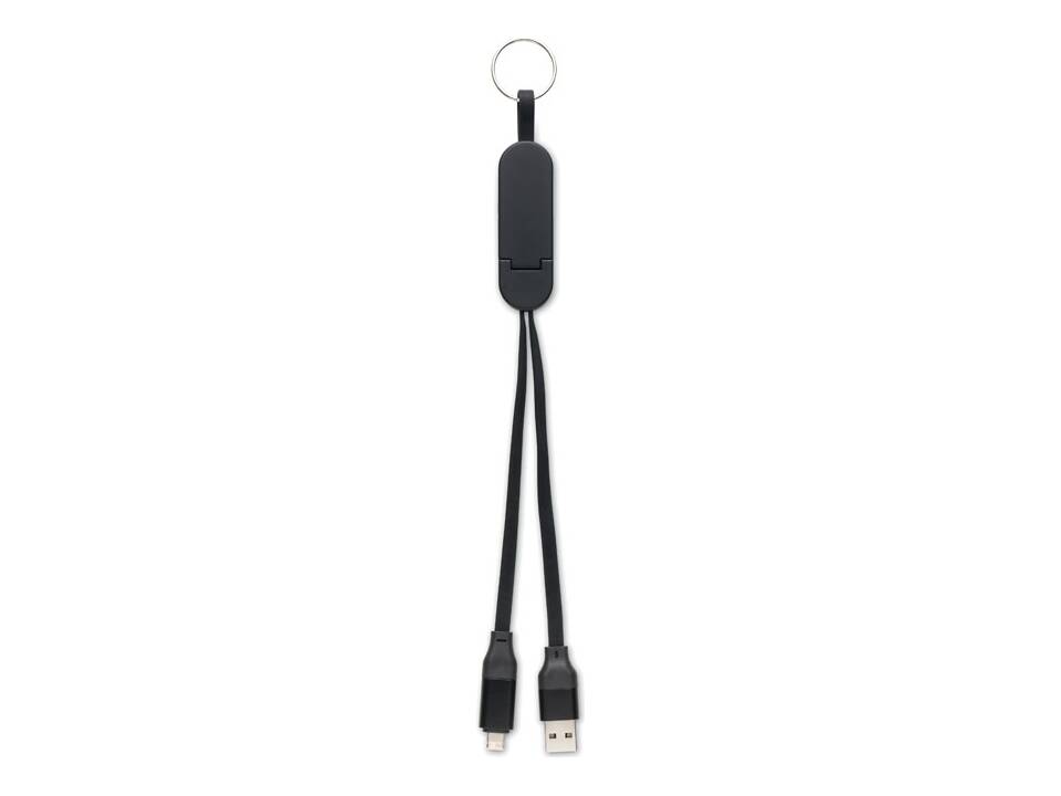 60W cable keyring recycled ABS 4