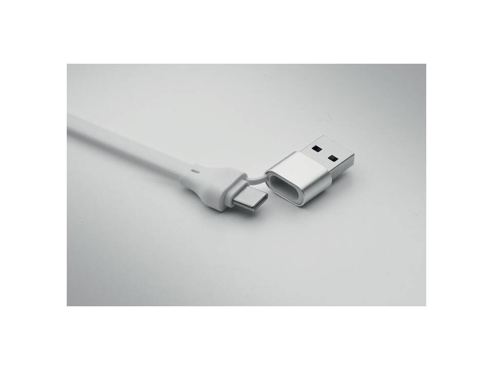 60W cable keyring recycled ABS 12