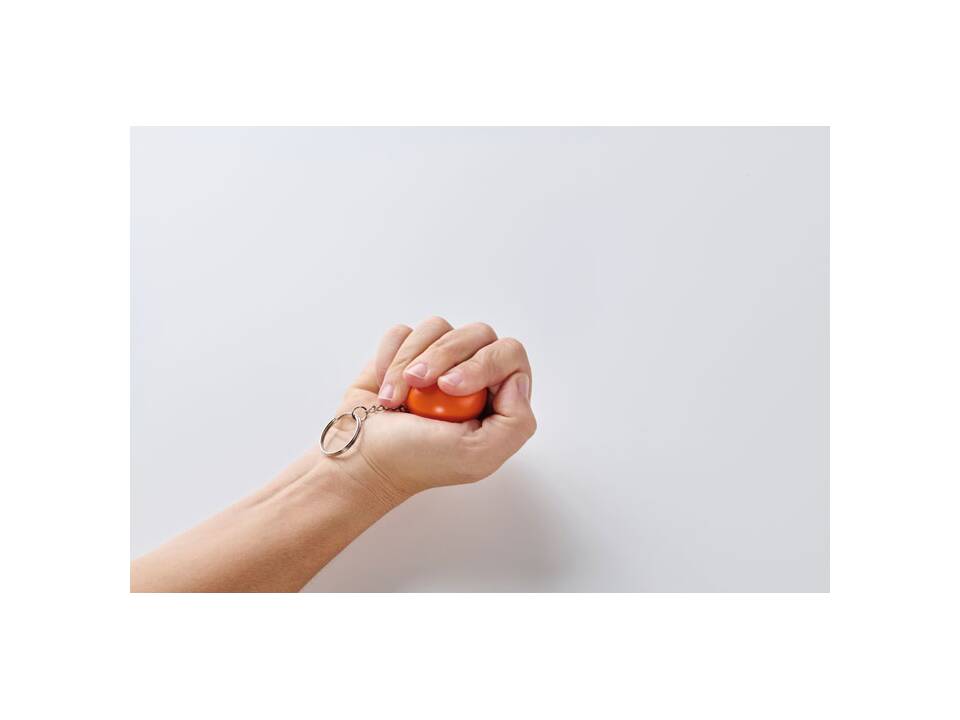 PU ball shape key ring 10