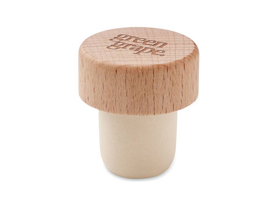 Beech wood bottle stopper 3