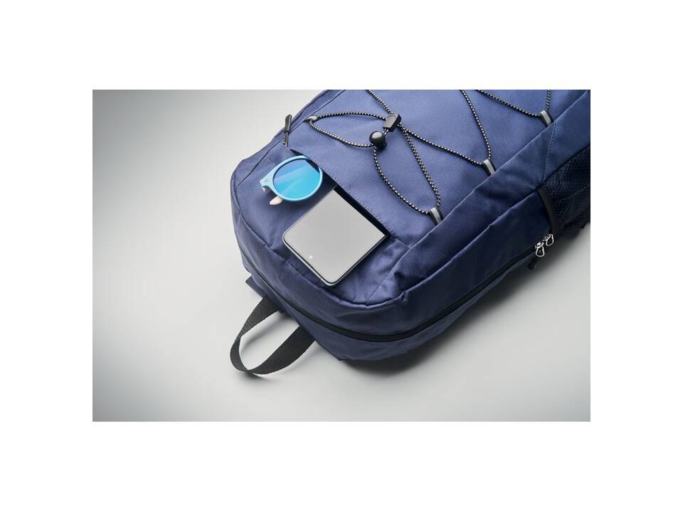 600D RPET polyester backpack 37