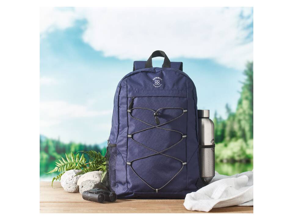 600D RPET polyester backpack 35