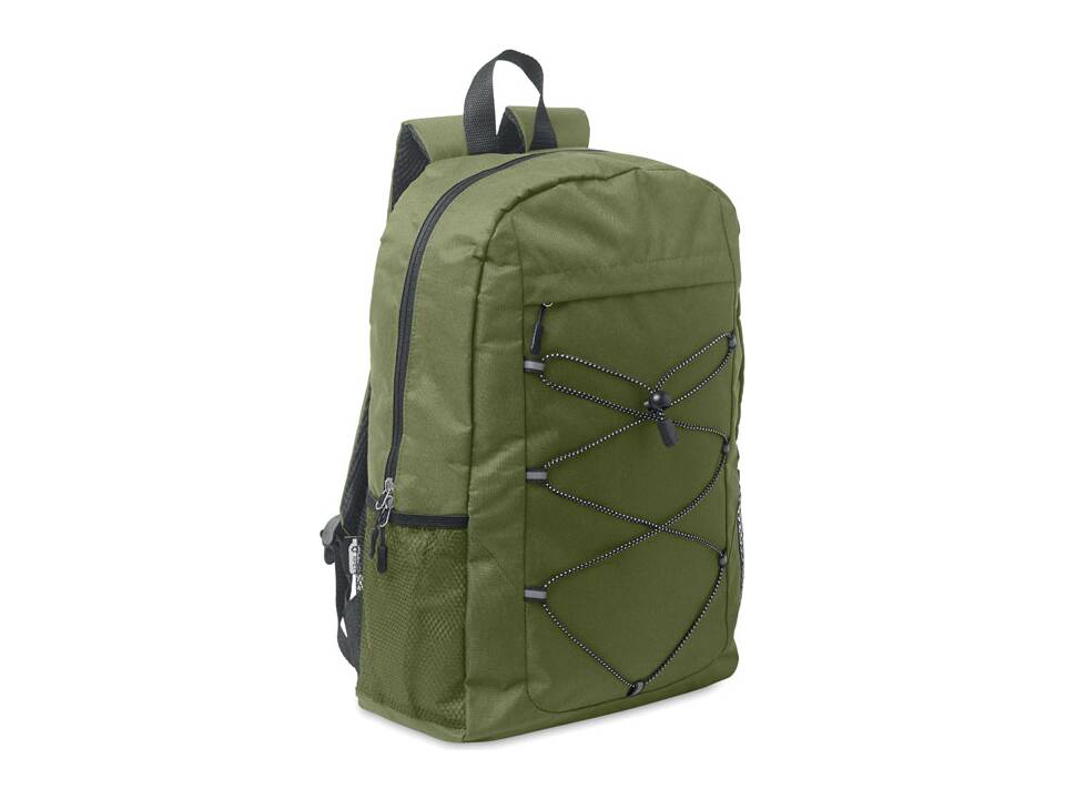 600D RPET polyester backpack 18