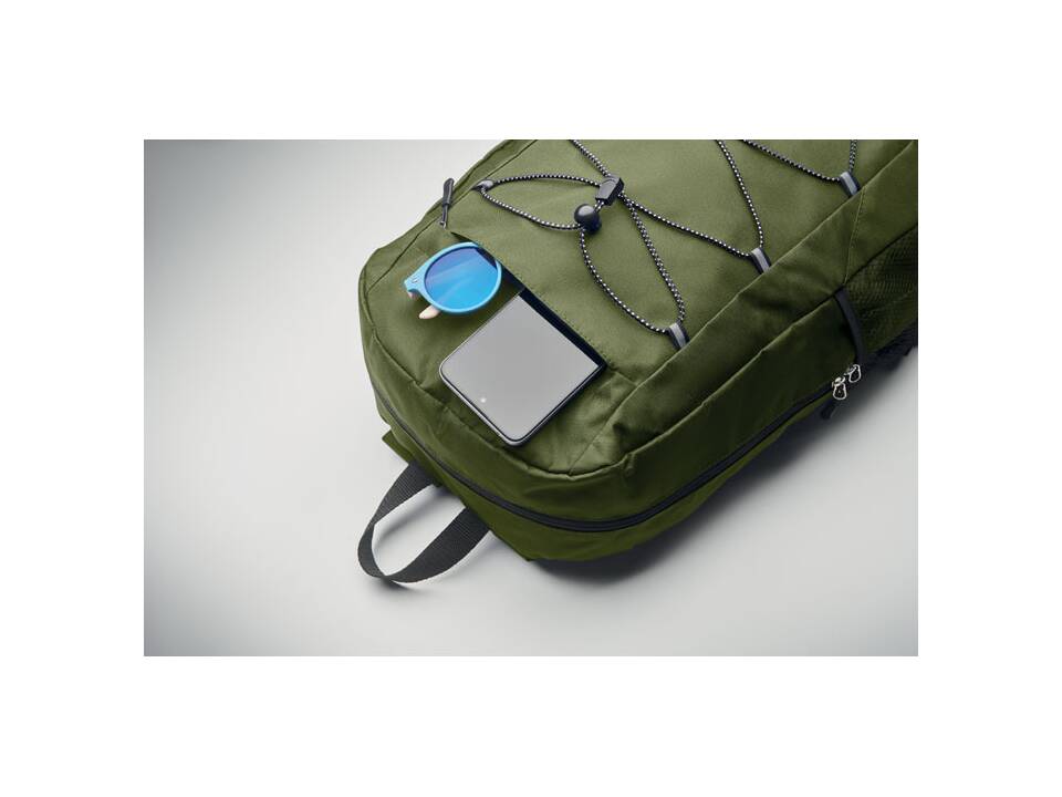 600D RPET polyester backpack 23