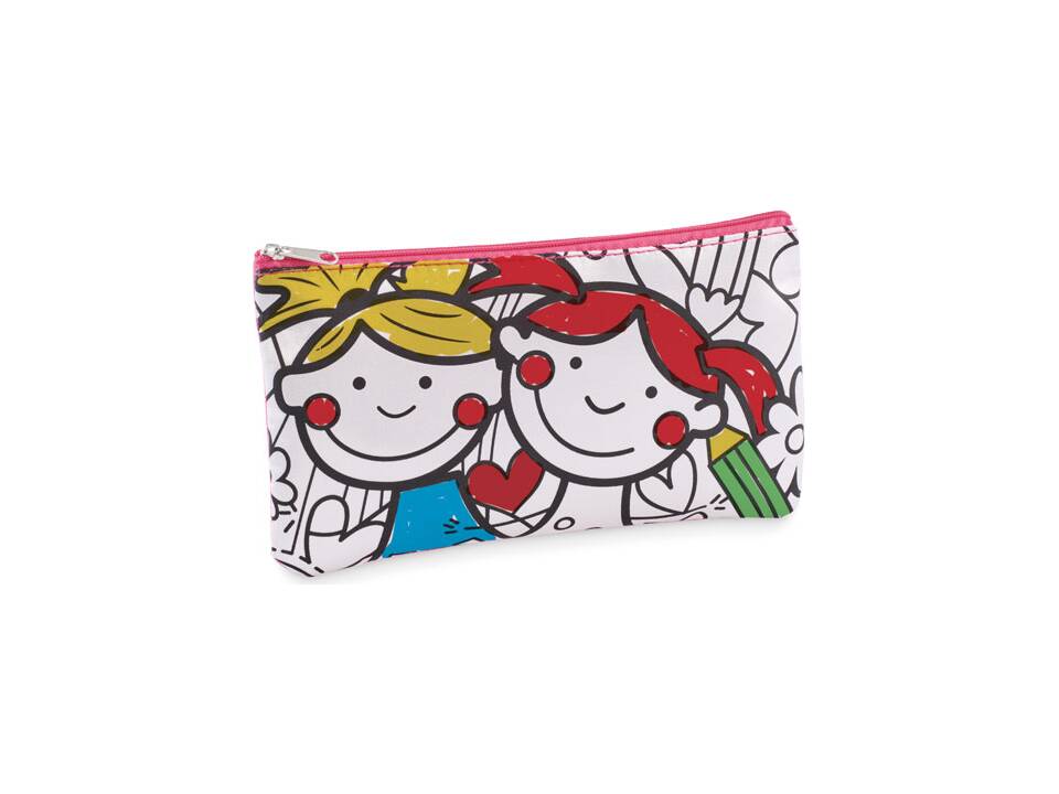 Pencil case with markers 2