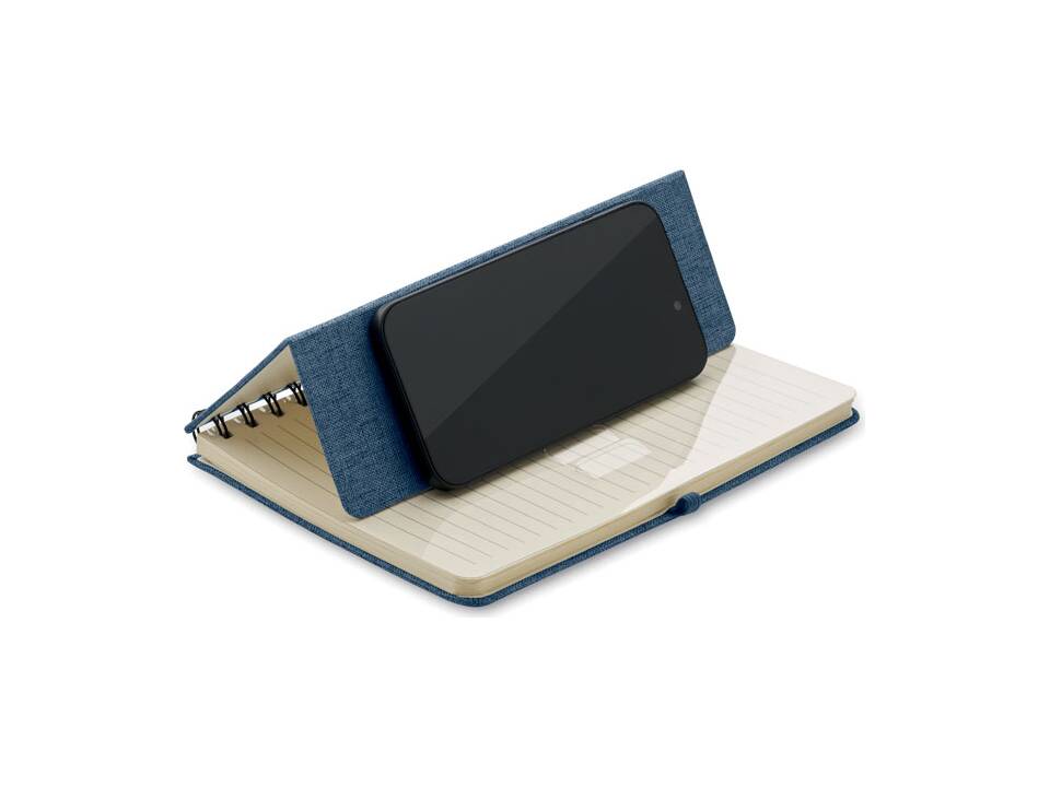 A5 notebook with phone holder 9