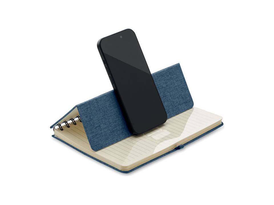 A5 notebook with phone holder 10