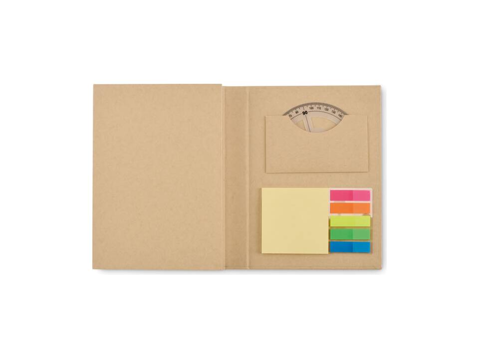 Stationary set with notepad 3