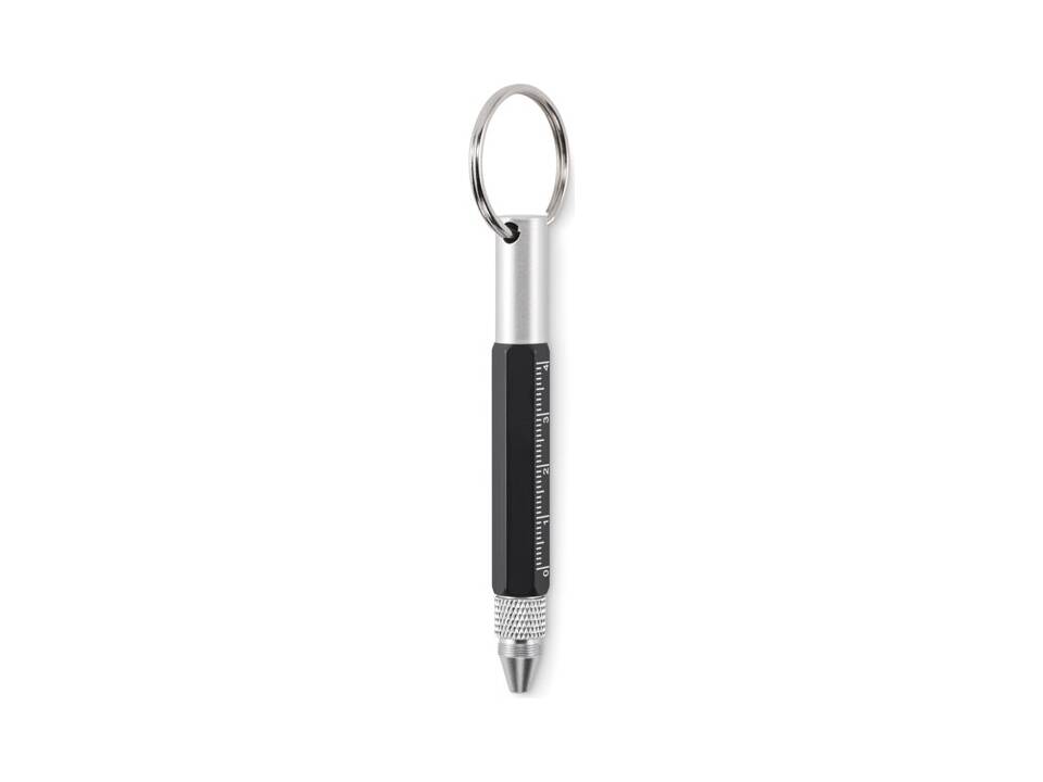 Key ring with twist action pen 1