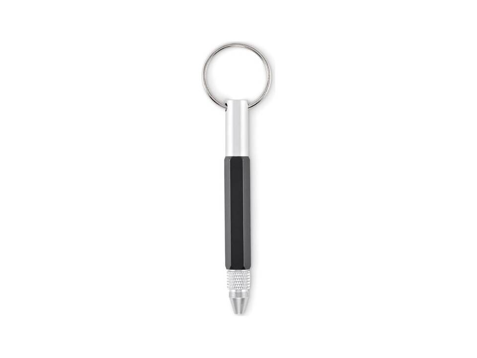 Key ring with twist action pen 3