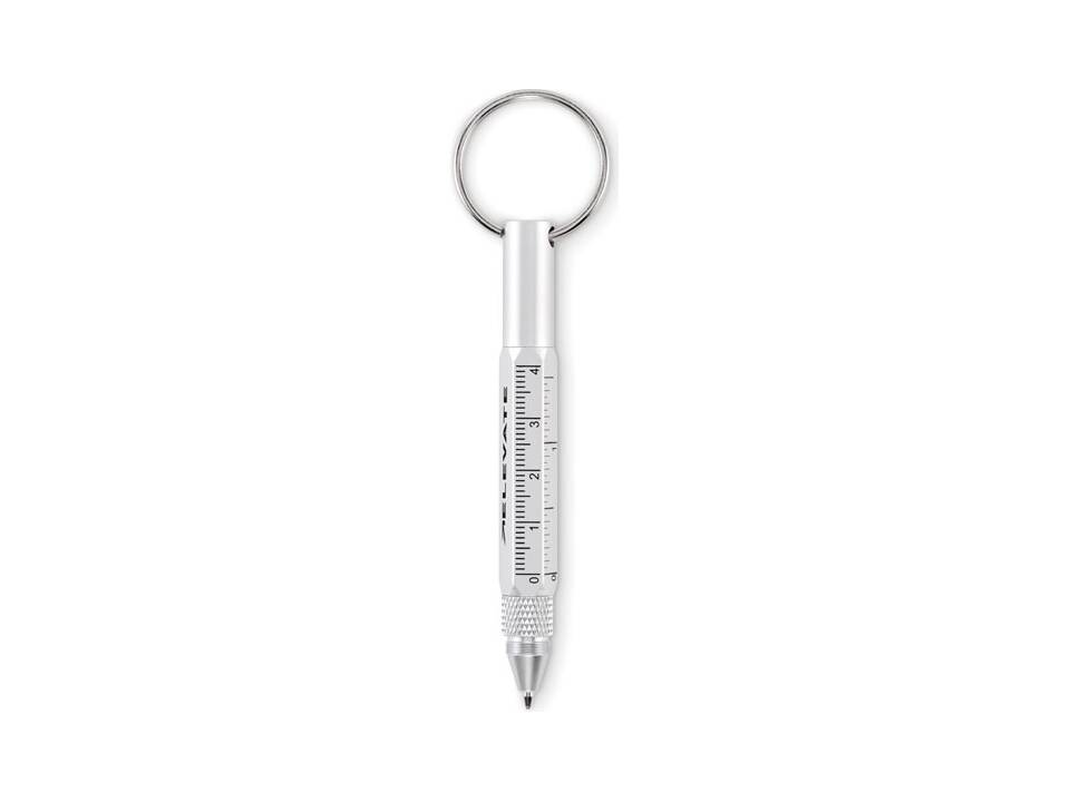 Key ring with twist action pen 12