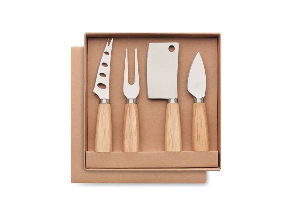 Set of 4 cheese knives 2