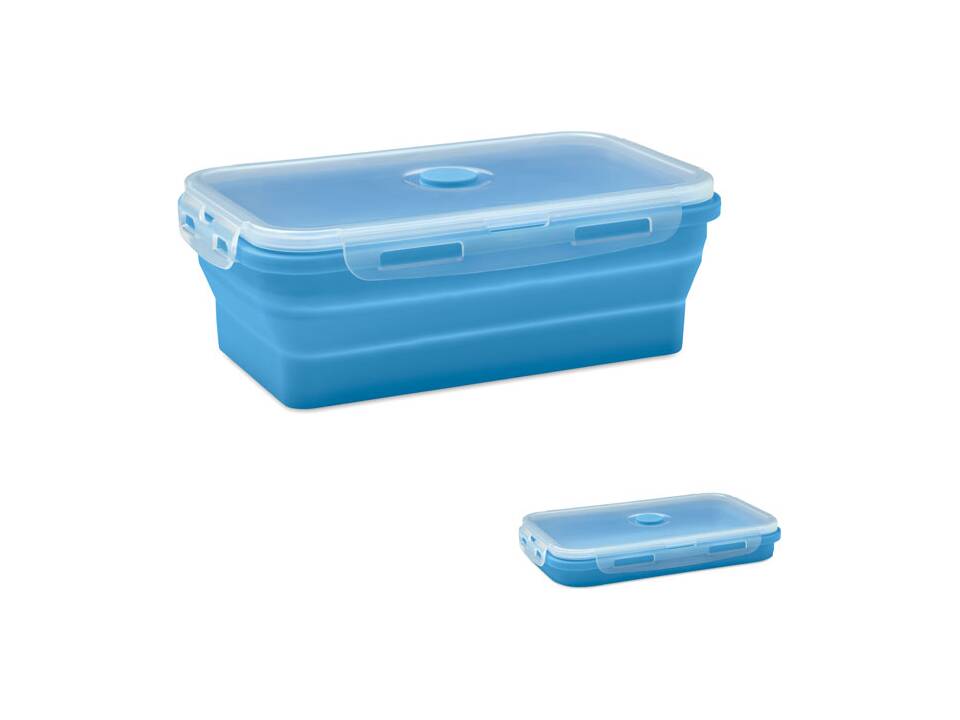Collapsible silicone lunch box 10