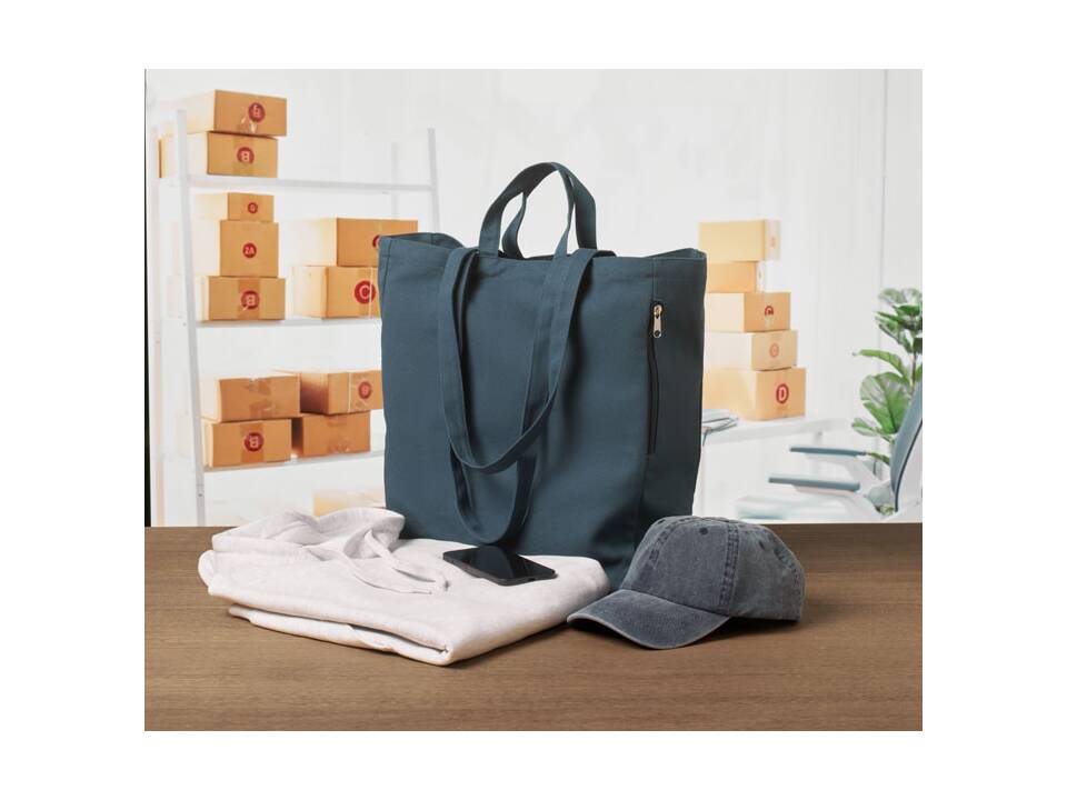 Recycled cotton shopping bag 12