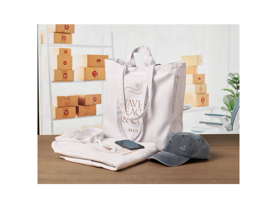 Recycled cotton shopping bag 18