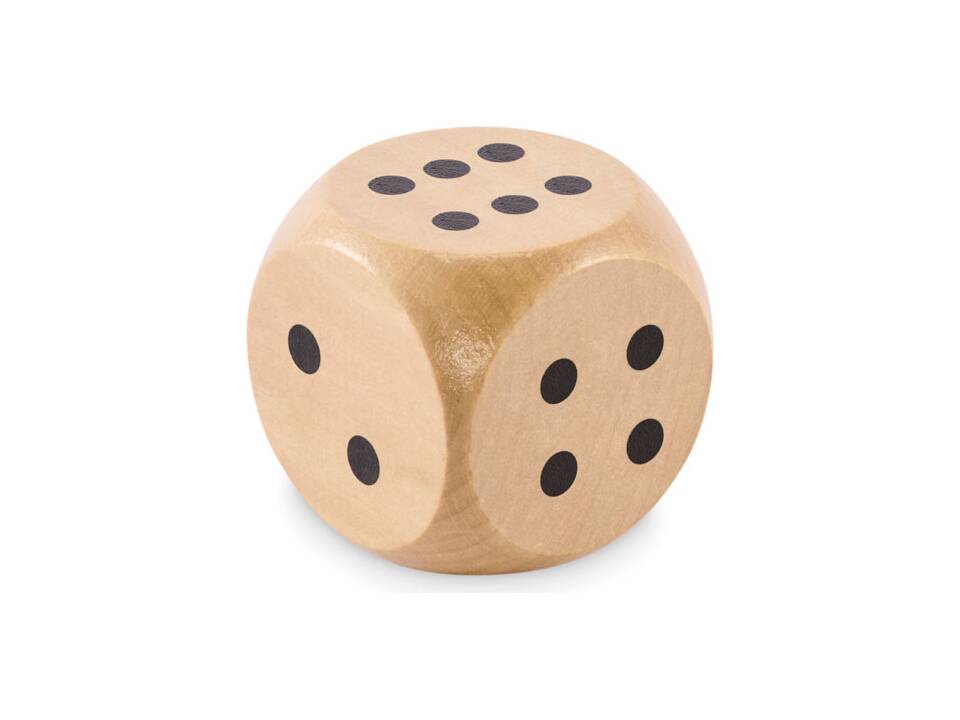 Schima wooden dice 5cm dia 4