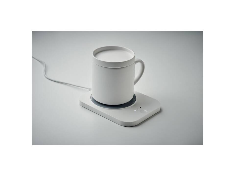 Wireless charger mug warmer set 4