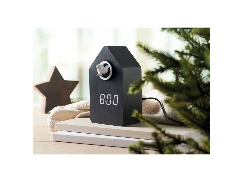 MDF cuckoo alarm clock 3