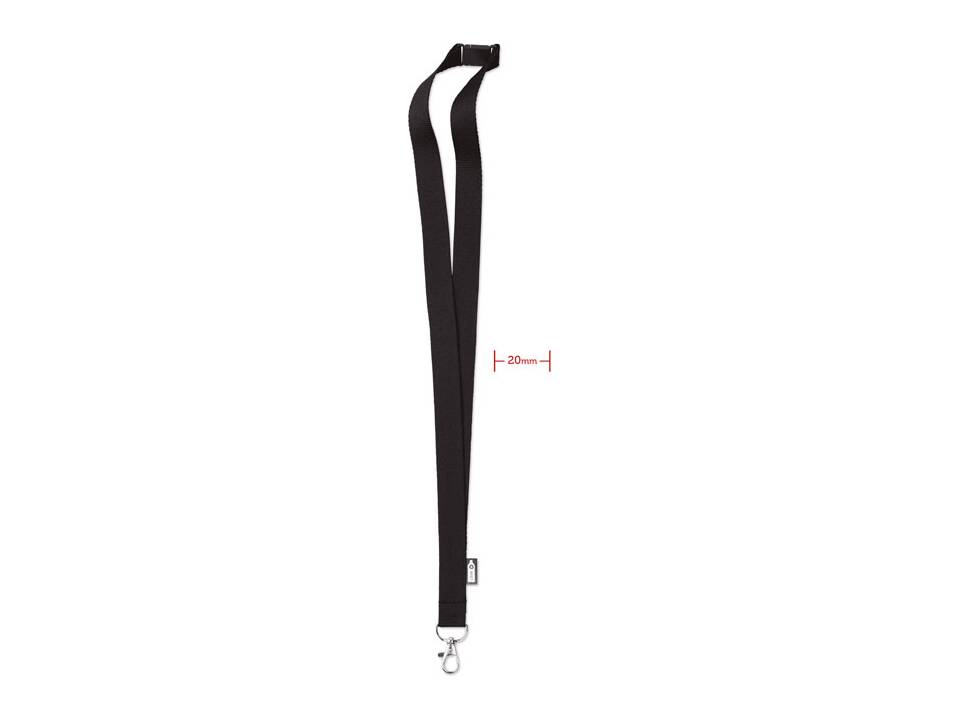 Lanyard in RPET 20 mm
