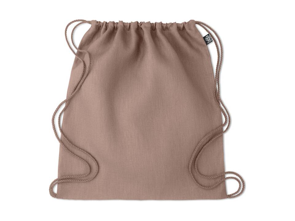 Hemp drawstring bag 200 gr/m²