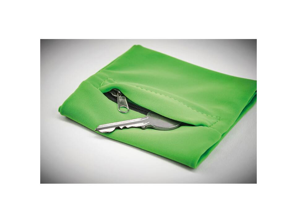 Zippered lycra wristband 13