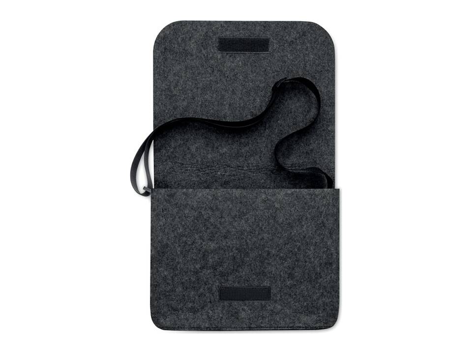 RPET felt messenger or laptop bag 8